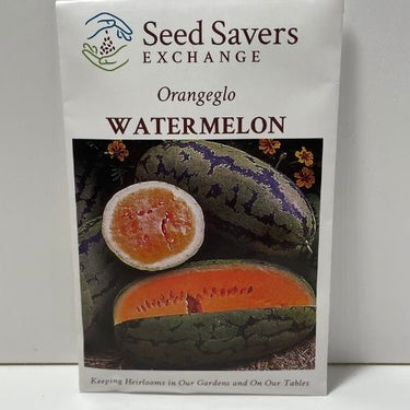 Orangeglo Watermelon Heirloom Open Pollinated Seeds